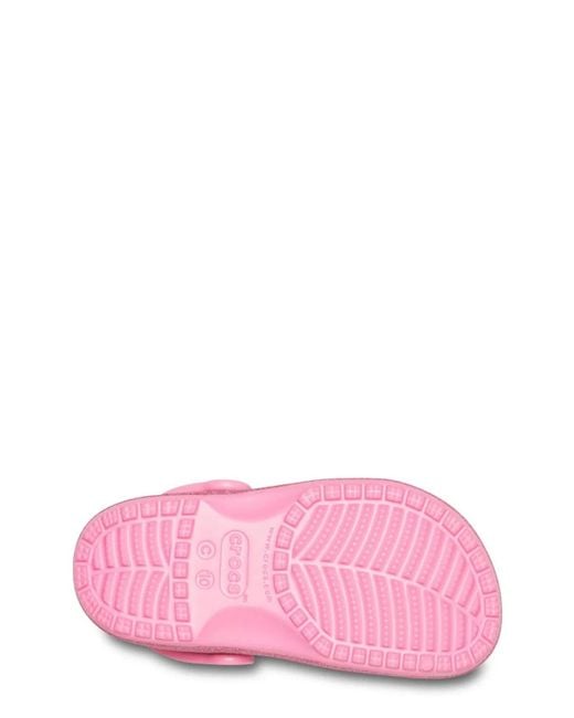 CROCSTM Pink Classic Glitter Clog