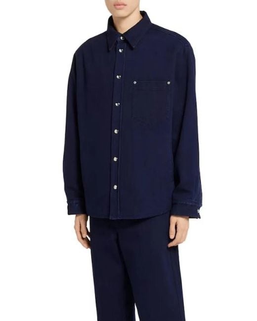 Gucci Blue Dark Denim Jacket for men
