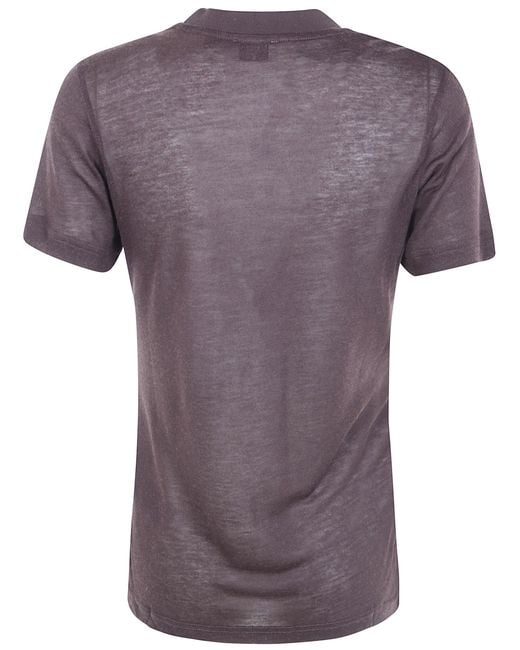 Filippa K Purple Lyocell Cashmere Tee