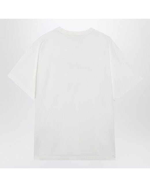 MM6 by Maison Margiela White Classic T-Shirt for men