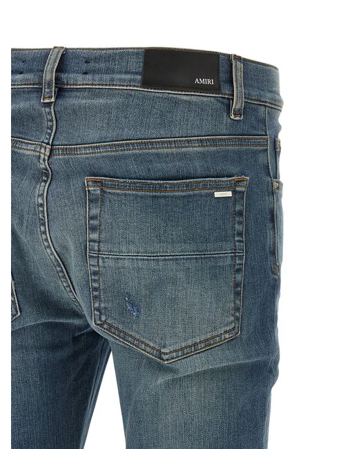 Amiri Blue 'Mx1' Skinny Jeans for men