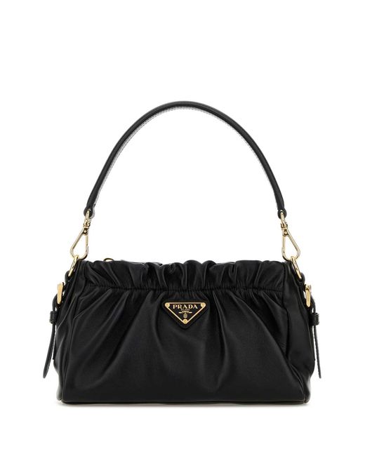 Prada Black Nappa Leather Handbag