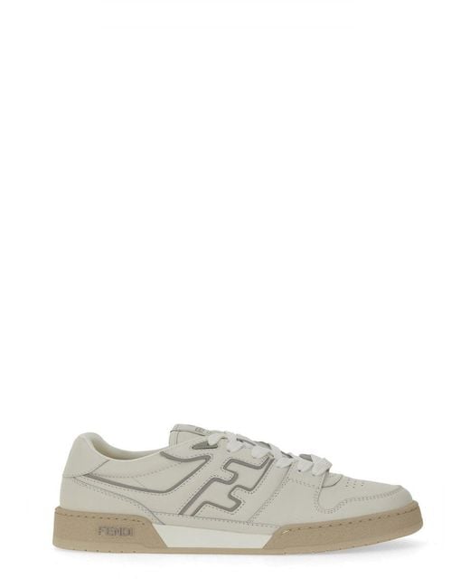 Fendi White Signature Match Sneakers For for men