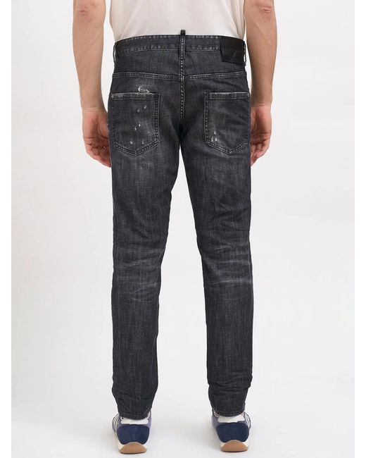 DSquared² Black Skater Denim Pants for men