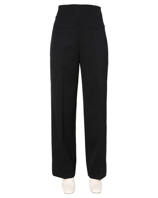 Jil Sander Black Tailored Trousers