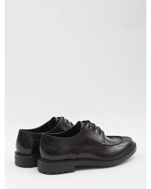 Saint Laurent White Derby Lino for men