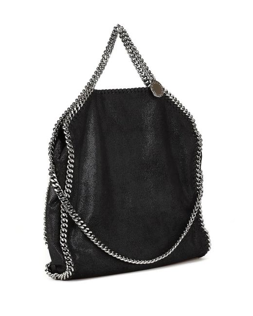 Stella McCartney Black Falabella Three Chain Tote