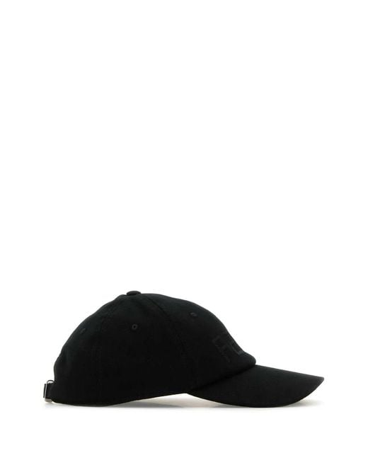 Fendi Black Baseball Intrecci for men