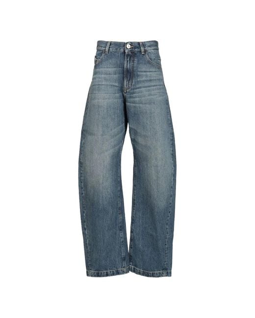 The Attico Blue Sky Cotton Trousers
