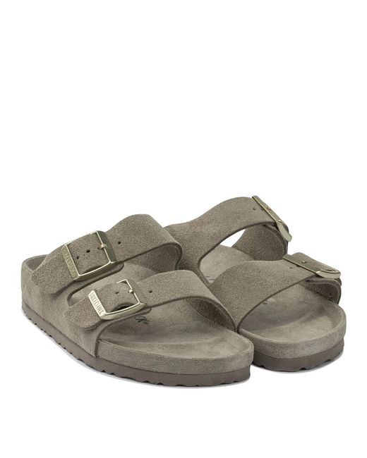 Birkenstock Gray "Arizona Exquisite" Sandals