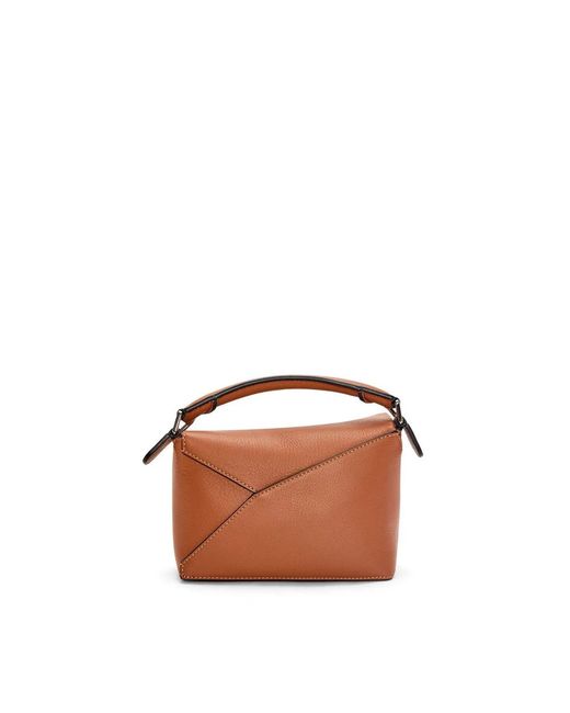 Loewe Brown Mini Puzzle Bag
