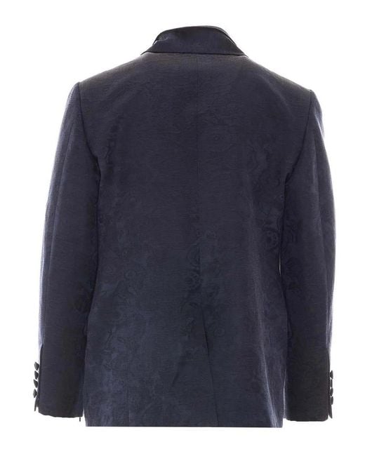Valentino Garavani Blue Double Breasted Jacket for men