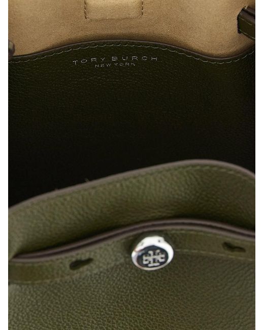 Tory Burch Green 'Romy' Bucket Bag