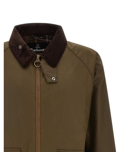 Barbour Green 'Short Bedale' Jacket for men