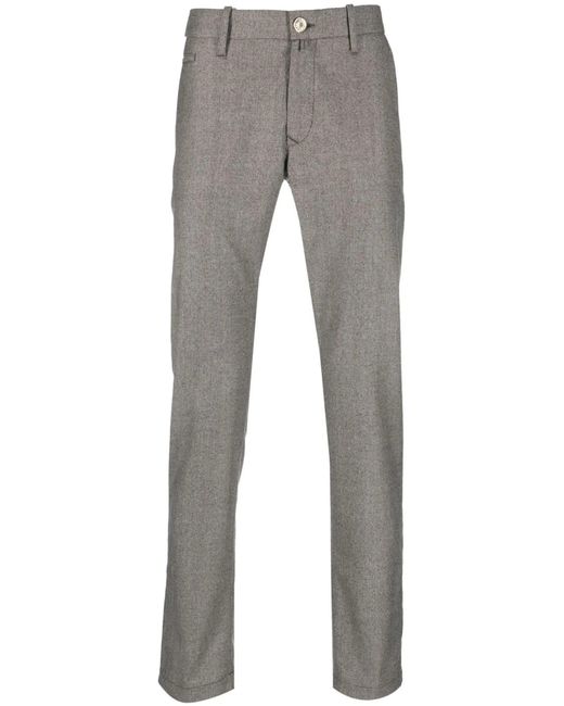 Jacob Cohen Gray Wool Pants Cuadro