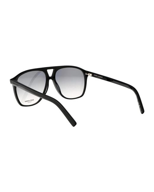 Saint Laurent Black Sunglasses Sl 596 Dune 006/14/145