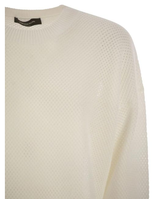Fabiana Filippi Natural Crew-Neck Sweater