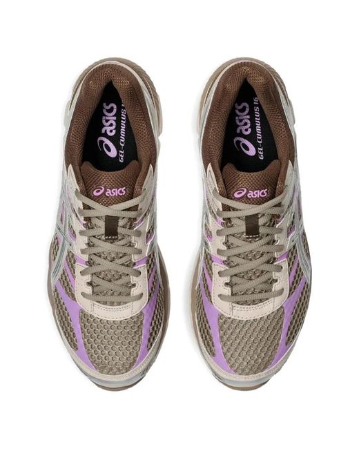 Asics Metallic Gel Cumulus 16 Lace Up Sneakers