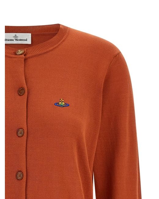 Vivienne Westwood Orange 'Bea' Cardigan