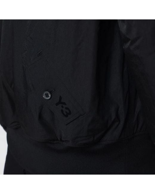 Y-3 Black Y3 Bomber Jacket for men