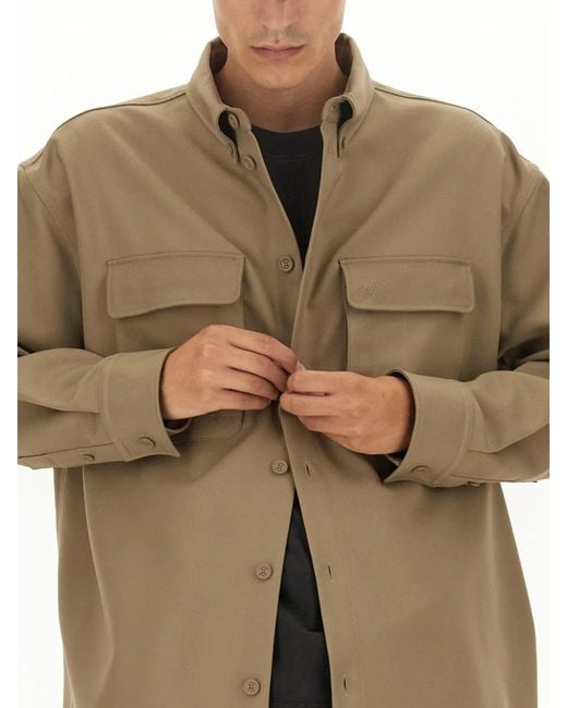 Off-White c/o Virgil Abloh Natural Oversize Fit Shirt for men