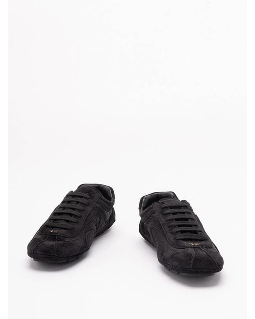 Prada Black 'Montecarlo' Sneakers for men