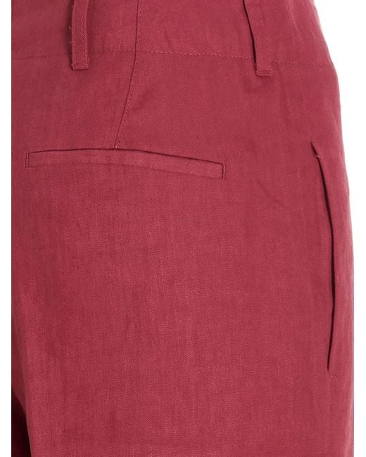 Max Mara Red Rebecca' Pants