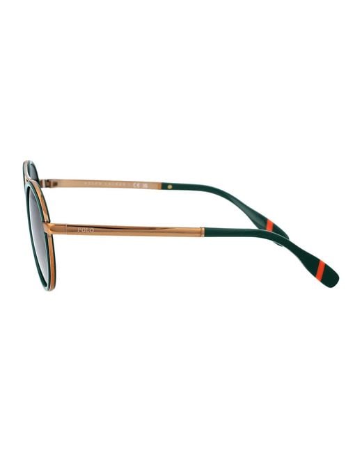 Polo Ralph Lauren Green Antique Metal Sunglasses for men