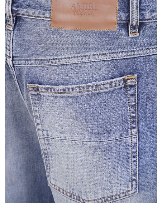 Amiri Blue "Ma" Fit Flared Jean for men