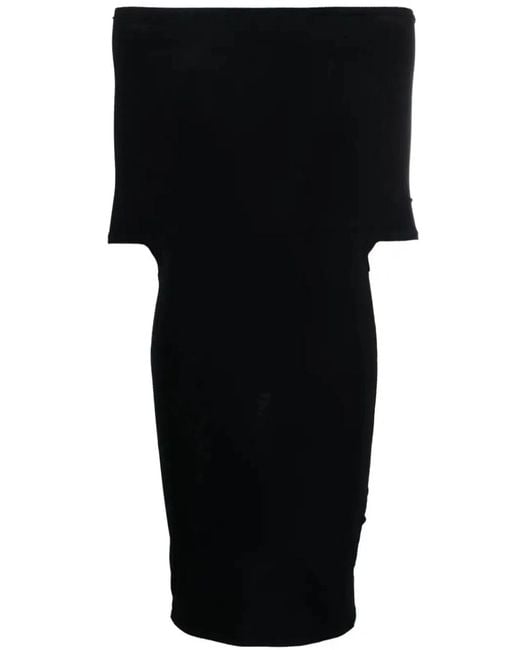 Wardrobe NYC Black Off Shoulder Dress Mini