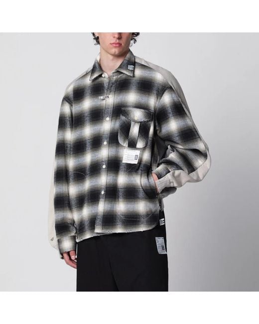 Maison Mihara Yasuhiro Gray Reversible Shirt Jacket for men