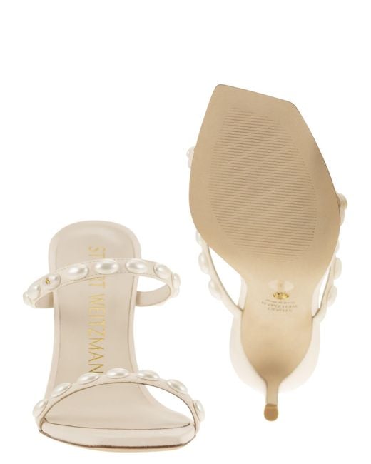 Stuart Weitzman White Pearlita
