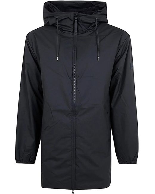 Rains Blue Lohja Long Jacket Rain-Coat for men