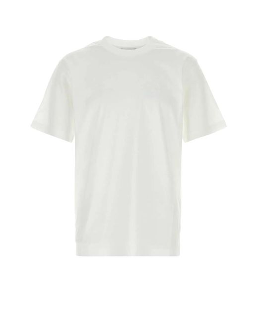 Prada White Crew Neck T-Shirt for men