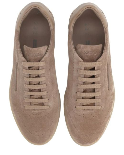Zegna Brown Sneaker 232 for men