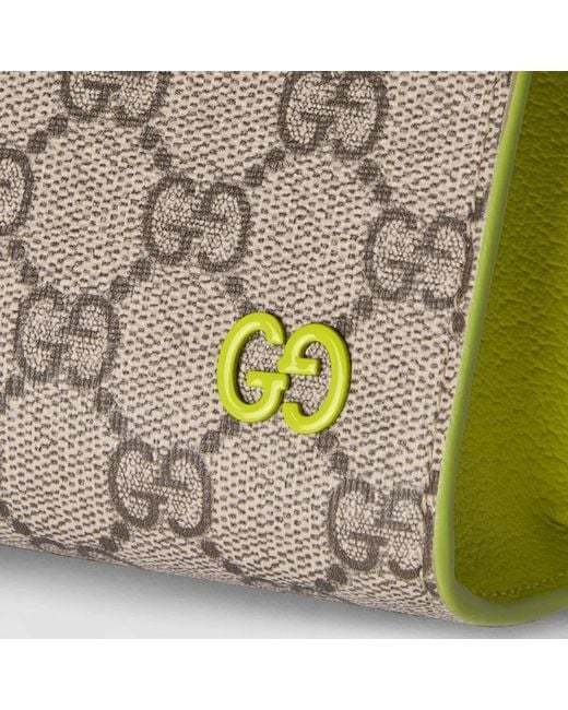Gucci Natural Gg Supreme Fabric Small Pouch for men