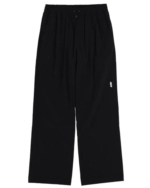 Autry Black Pantalone Sportivo Con Logo