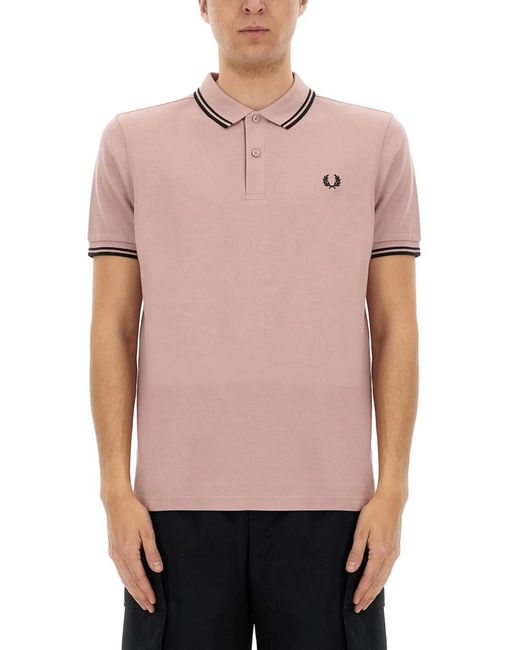 Comme des Garçons Pink Shirt Freedom Polo for men