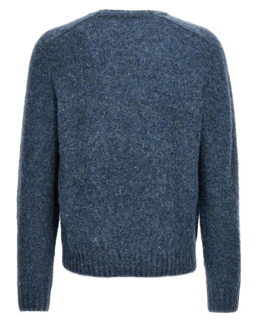 Harmony Blue 'Shaggy' Sweater for men