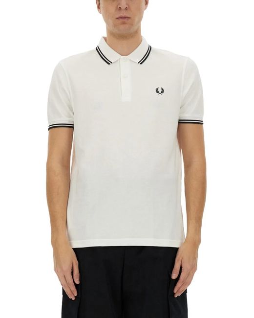 Comme des Garçons White Shirt Strong Will Polo Shirt for men