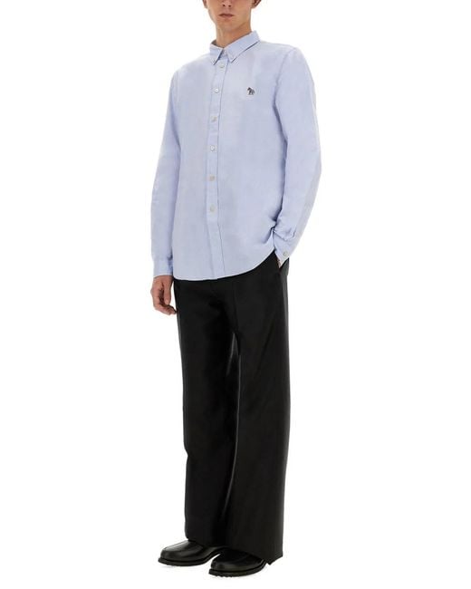 Paul Smith Blue Ps Paul Smith Regular Fit Shirt for men