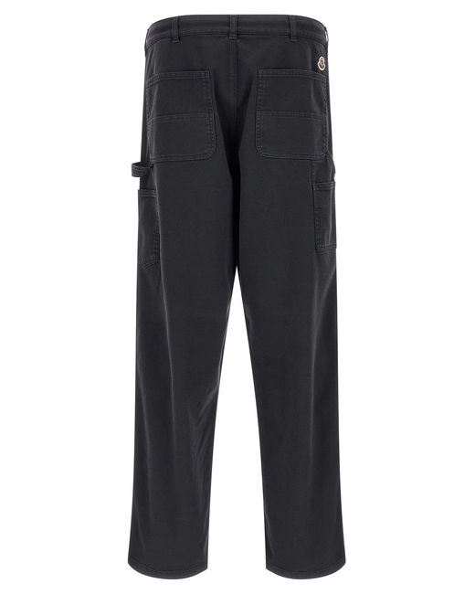 Moncler Blue Cargo Pants for men