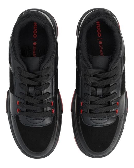 HUGO Black "Yarrow" Sneaker for men