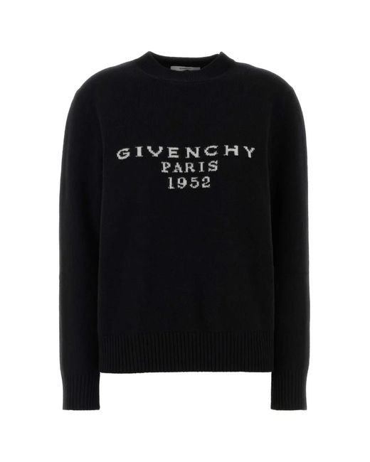 Givenchy Black Wool Blend Sweater