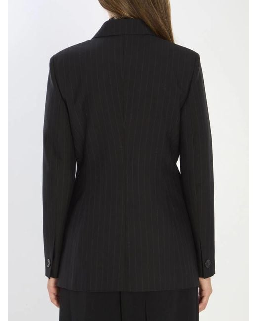 Gucci Black Double-Breasted Wool Jacket