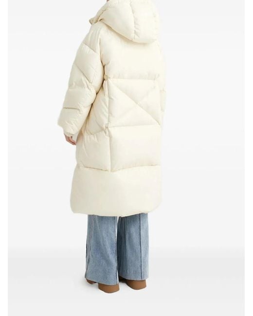 Khrisjoy White Polyester Down Feather Jacket
