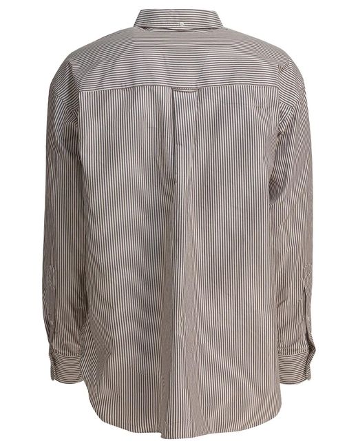 Beams Plus Gray Cotton Shirt for men