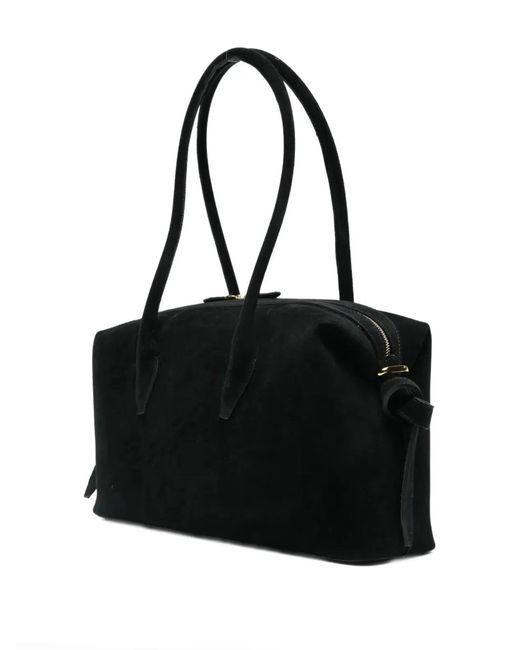 Yuzefi Black "Brioche Duffle" Bag