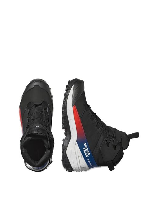 Salomon Blue Rubber And Pu Sneakers