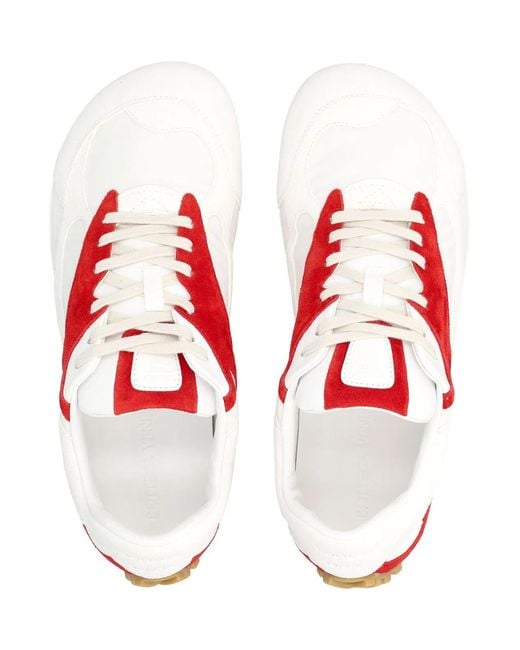 Bottega Veneta Red Orbit Flash Sneakers for men